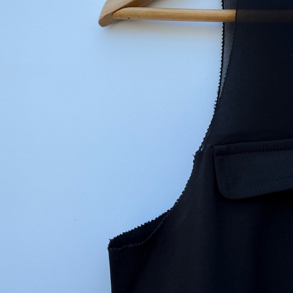 Rachel Rachel Roy Black Sleeveless Jumpsuit Gold Stud Trim Straight Leg Sz 2 NWT - Picture 14 of 16